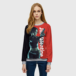 Свитшот женский RE3 Jill Valentine, цвет: 3D-меланж — фото 2