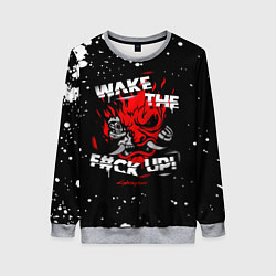 Женский свитшот WAKE THE F CK UP!