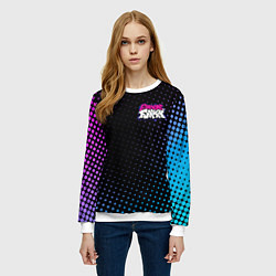 Свитшот женский Friday Night Funkin, цвет: 3D-белый — фото 2