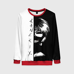 Свитшот женский Kaneki X Tokyo Ghoul, цвет: 3D-красный