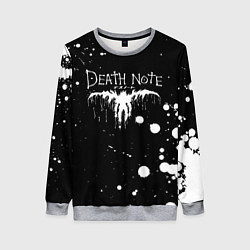 Свитшот женский DEATH NOTE ТЕТРАДЬ СМЕРТИ, цвет: 3D-меланж
