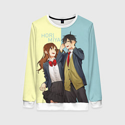Свитшот женский HoriMiya, цвет: 3D-белый