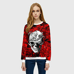 Свитшот женский BERSERK, цвет: 3D-белый — фото 2