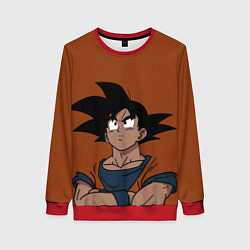 Свитшот женский DRAGON BALL ДРАГОН БОЛЛ, цвет: 3D-красный