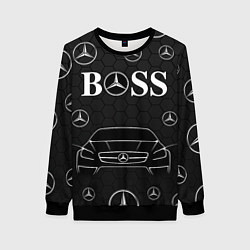 Свитшот женский BOSS MERCEDES-BENZ, цвет: 3D-черный