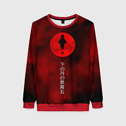 Свитшот женский Клинок, рассекающий демонов Kimetsu no Yaiba, цвет: 3D-красный