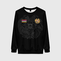 Женский свитшот ФОРМА АРМЕНИИ ФЛАГ ГЕРБ