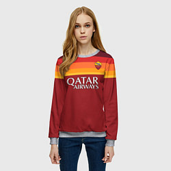 Свитшот женский Мхитарян футболка Рома, цвет: 3D-меланж — фото 2
