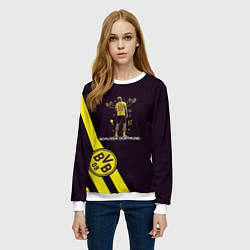 Свитшот женский Холанд Боруссия, цвет: 3D-белый — фото 2