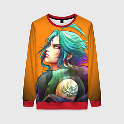 Свитшот женский СЯО GENSHIN IMPACT, цвет: 3D-красный