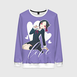 Свитшот женский Love Kaguya Shinomiya, цвет: 3D-белый