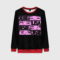 Женский свитшот Black pink eyes