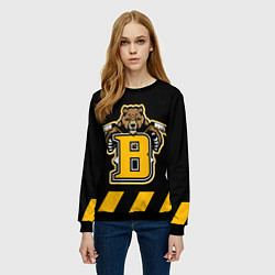 Свитшот женский BOSTON BRUINS, цвет: 3D-черный — фото 2