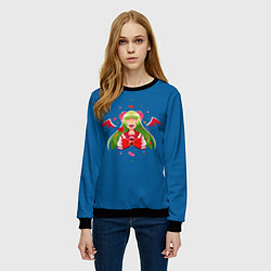 Свитшот женский Клара Валак, цвет: 3D-черный — фото 2