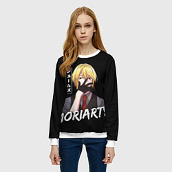 Свитшот женский Moriarty Moriarty the patriot, цвет: 3D-белый — фото 2