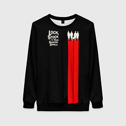 Свитшот женский Lock, Stock and Two Smoking Barrels, цвет: 3D-черный