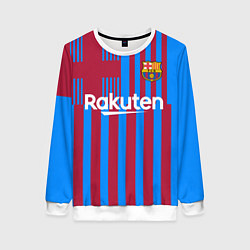 Свитшот женский Домашняя форма ФК «Барселона», цвет: 3D-белый