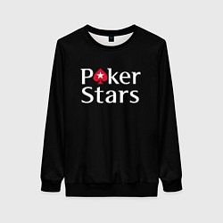 Свитшот женский Poker Stars, цвет: 3D-черный