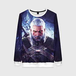 Свитшот женский THE WITCHER GERALT OF RIVIA, цвет: 3D-белый