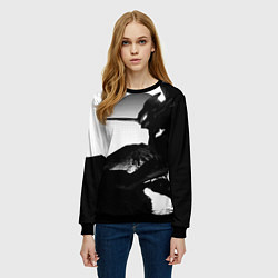 Свитшот женский ЗАКАТ ЕВАНГЕЛИОН, цвет: 3D-черный — фото 2