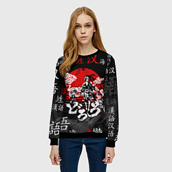 Свитшот женский ДОРОРО DORORO АНИМЕ, цвет: 3D-черный — фото 2