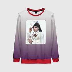 Свитшот женский Майкл Джексон навсегда, цвет: 3D-красный