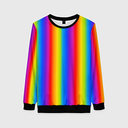 Свитшот женский Color gradient, цвет: 3D-черный