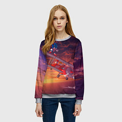 Свитшот женский AMY ROSE SONIC СОНИК Z, цвет: 3D-меланж — фото 2