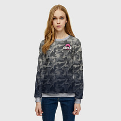 Свитшот женский Donut, цвет: 3D-меланж — фото 2