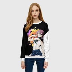 Свитшот женский Резе Reze, цвет: 3D-белый — фото 2