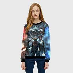 Свитшот женский WARFRAME ВАРФРЕЙМ Z, цвет: 3D-черный — фото 2