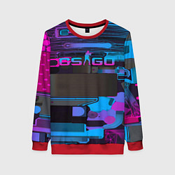 Свитшот женский CS GO Decimator Опустошитель, цвет: 3D-красный