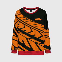 Свитшот женский ORANGE KTM КТМ Z, цвет: 3D-красный