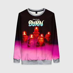 Свитшот женский Deep Purple - Burn, цвет: 3D-меланж