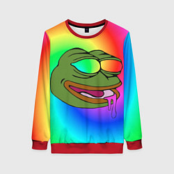 Женский свитшот Pepe rainbow