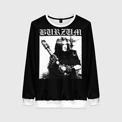 Свитшот женский BURZUM Бурзум, цвет: 3D-белый