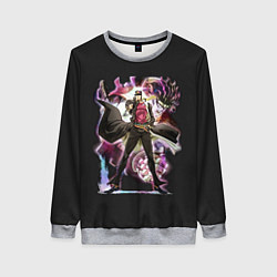 Свитшот женский Джотаро Куджо Джо Джо, цвет: 3D-меланж