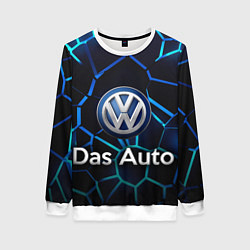 Женский свитшот Volkswagen слоган Das Auto