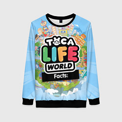 Свитшот женский Toca Life World, цвет: 3D-черный