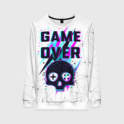 Женский свитшот Game OVER - NEON 3D