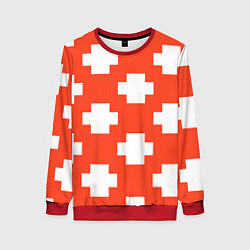 Свитшот женский Toca Life: Live, цвет: 3D-красный