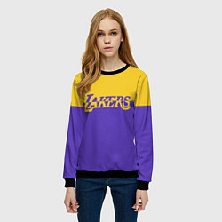 Свитшот женский KobeBryant Los Angeles Lakers,, цвет: 3D-черный — фото 2