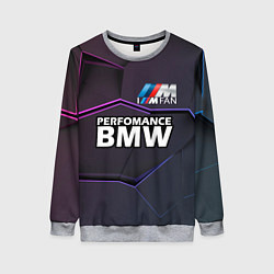 Свитшот женский BMW Perfomance, цвет: 3D-меланж