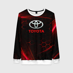 Женский свитшот Toyota Неоновые соты