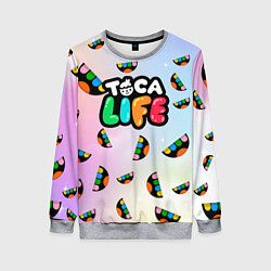 Женский свитшот Toca Life: Smile Logo