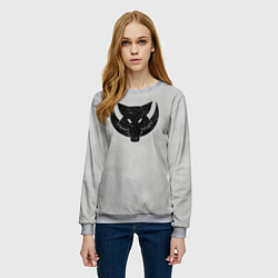 Свитшот женский Лунные волки цвет легиона, цвет: 3D-меланж — фото 2