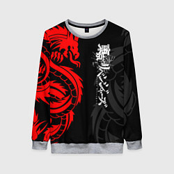 Женский свитшот Токийские Мстители: Красный дракон