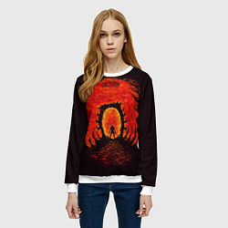 Свитшот женский Ворота в Обливион, цвет: 3D-белый — фото 2