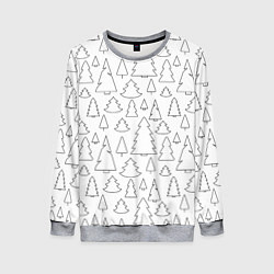 Женский свитшот Простые елочки