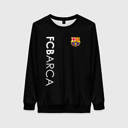 Женский свитшот FC BARCA BLACK STYLE